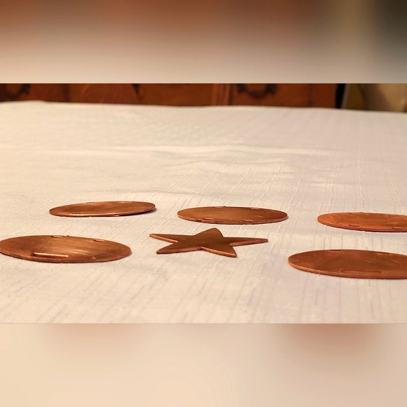 6 Copper enamelling blanks - Picture 3 of 6
